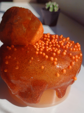 Orange marmalade slime