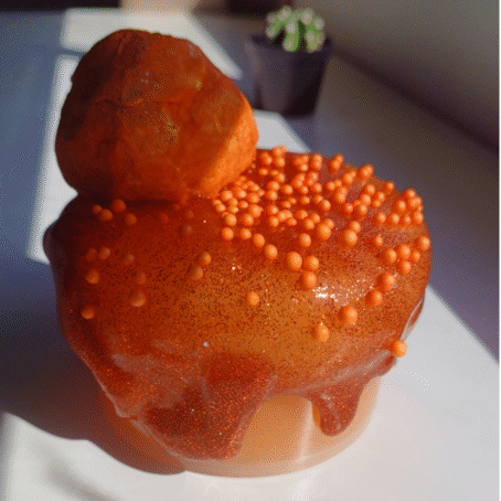 Orange marmalade slime
